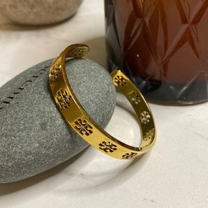 Tory Burch T Logo Cuff Bracelet